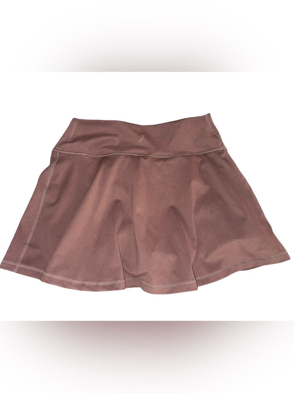 J. Crew Active Chocolate Brown Athletic Skirt Size S Workout Yoga Tennis - Picture 2 of 8